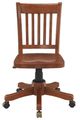 Whittier Wood® Furniture McKenzie Hawthorne Glazed Antique Cherry Office Chair-3