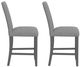Emerald Home Seneca 2-Piece Gray Counter Stool Set-4