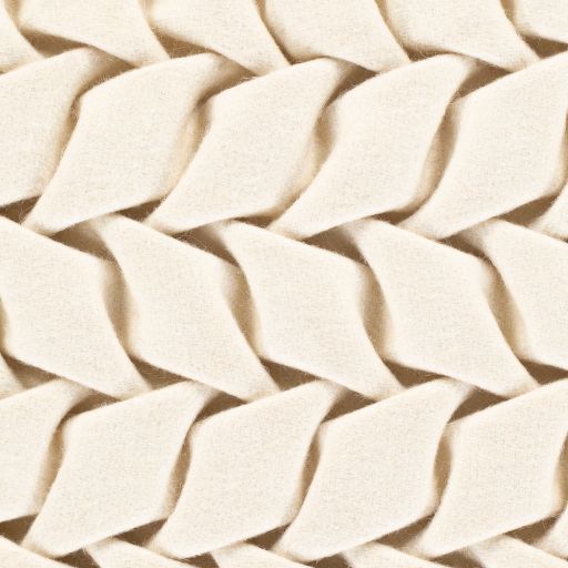 Surya Alana Cream 20"x20" Toss Pillow with Down Insert-2