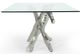 VIG Furniture Modrest Legend Clear/Silver Dining Table-3