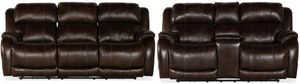 Palmer 2-Pc Leather-Match Reclining Living Room Set