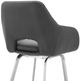 Armen Living Aura Gray 26" Swivel Counter Stool-3