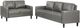 Coaster® Ruth 2-Piece Gray Living Room Seating Set-0