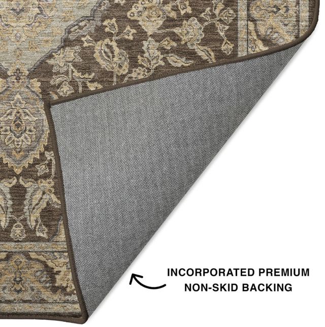 Dalyn™ Rug Company Hatay HY3 Chocolate 5'x8' Area Rug-2