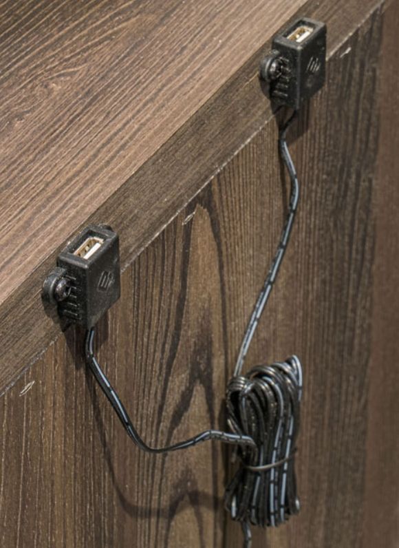 Signature Design by Ashley® Vonitta Bay Dark Brown Nightstand-3