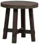 Liberty Furniture Modern Farmhouse Dusty Charcoal Splay Round End Table-0