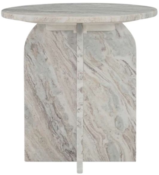 Classic Home Briley Rusty Gray Small Accent Table-0
