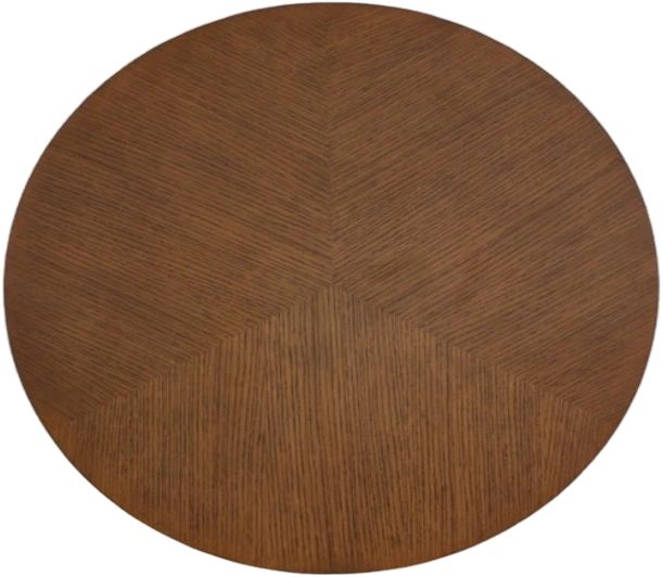 Uttermost® Loddon Brown Side Table with Dark Bronze Base-3