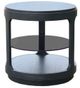 Najarian Furniture Loft Black Round End Table-0