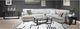 Magnussen Home® Wexler Black Truffle Cocktail Table with Clear Glass Top-1