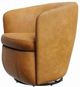 Parker House® Barolo Vintage Caramel Swivel Club Chair-5