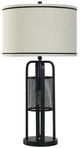 StyleCraft Satin Black 33" Table Lamp-0