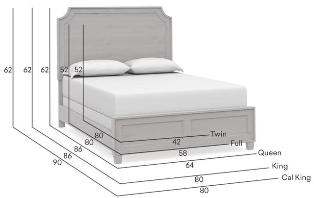 Bassett® Furniture Ventura Shell White Twin Panel Bed-3