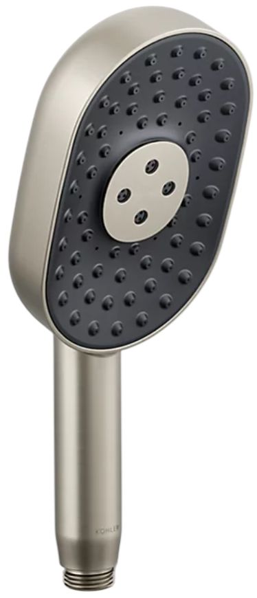 KOHLER® Statement® Vibrant Brushed Nickel 2.5 GPM Oblong 3-Function Handshower-0