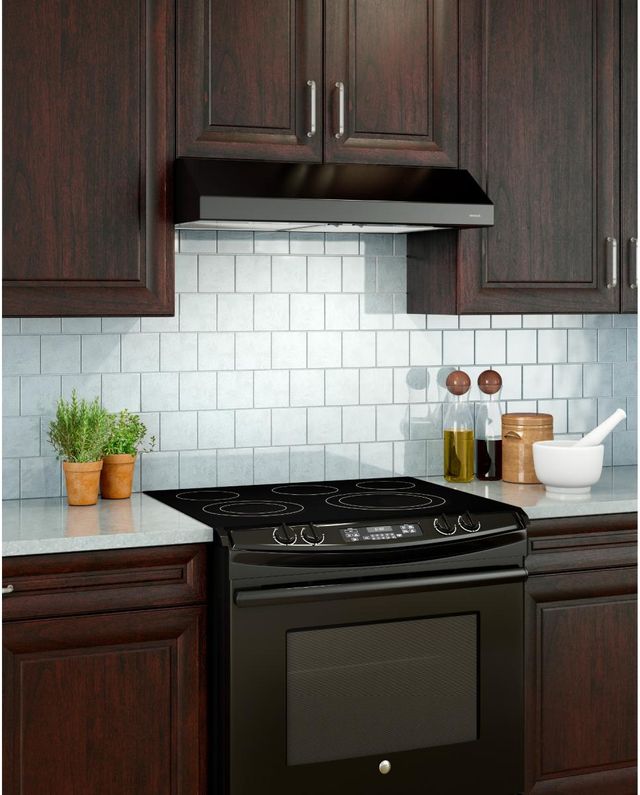 Broan® Glacier BCSEK1 Series 24" Black Under Cabinet Range Hood-4