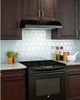 Broan® Glacier BCSEK1 Series 24" Black Under Cabinet Range Hood-4