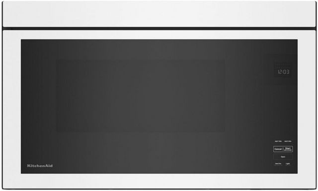 KitchenAid® 1.1 Cu. Ft. White Over The Range Microwave -0