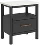 Signature Design by Ashley® Cadmori Black/White Nightstand-0