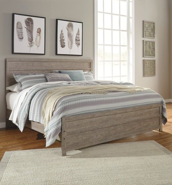 Signature Design by Ashley® Culverbach Gray King Panel Bed-1
