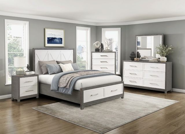 Homelegance® Rowan Gray/Ivory Chest-1