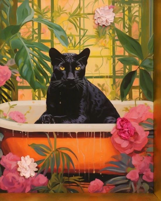 Stylecraft Panther Tropical Retreat Wall Art-2