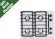 Summit® 24" White Gas Cooktop-1