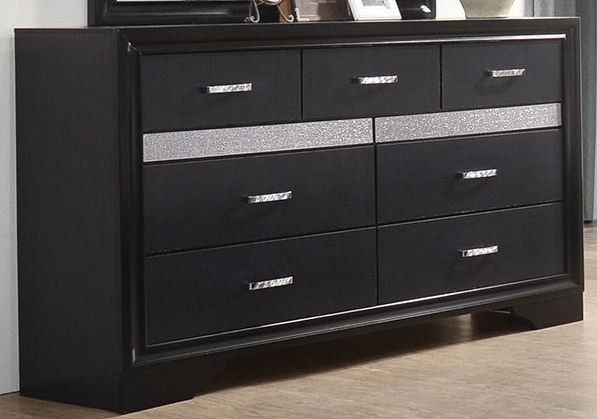 Coaster® Miranda 5-Piece Black King Bedroom Set-2