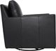 LH Home Seating Chateau Europa Black Swivel Glider Chair-4