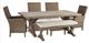 Signature Design by Ashley® Beachcroft 6-Piece Beige Outdoor Dining Set-0