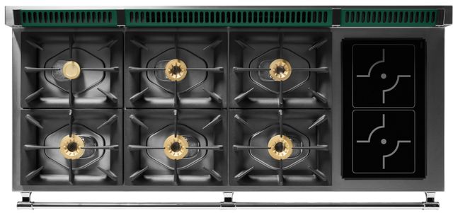 Viking® Tuscany 66" Ivy Pro Style Dual Fuel Range with 2 Induction-3
