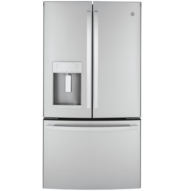 GE® 36" 22.1 Cu. Ft. Fingerprint Resistant Stainless Steel Counter Depth French Door Refrigerator-0