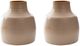 Signature Design by Ashley® Millcott 2-Piece Tan 10" Vase Set-0