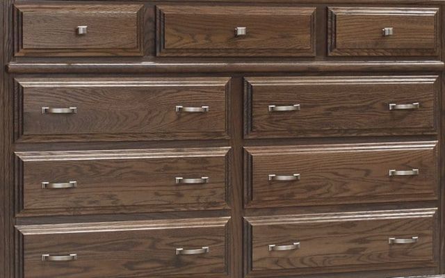 Wolfcraft Furniture McKinley Brown 9-Drawer Dresser-1