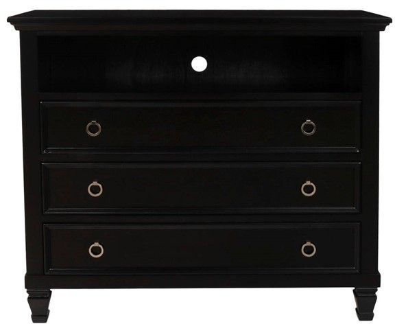 New Classic® Home Furnishings Tamarack Black Media Chest-1