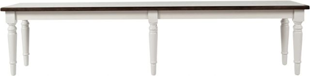 Jofran Inc. Orchard Park Brown/Light Gray 76" Bench-2