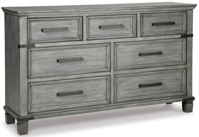 Signature Design by Ashley® Russelyn 5-Piece Gray Queen Storage Bed Set-2