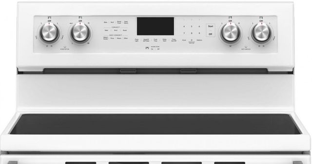 KitchenAid® 30" White Freestanding Electric Double Oven Range-1