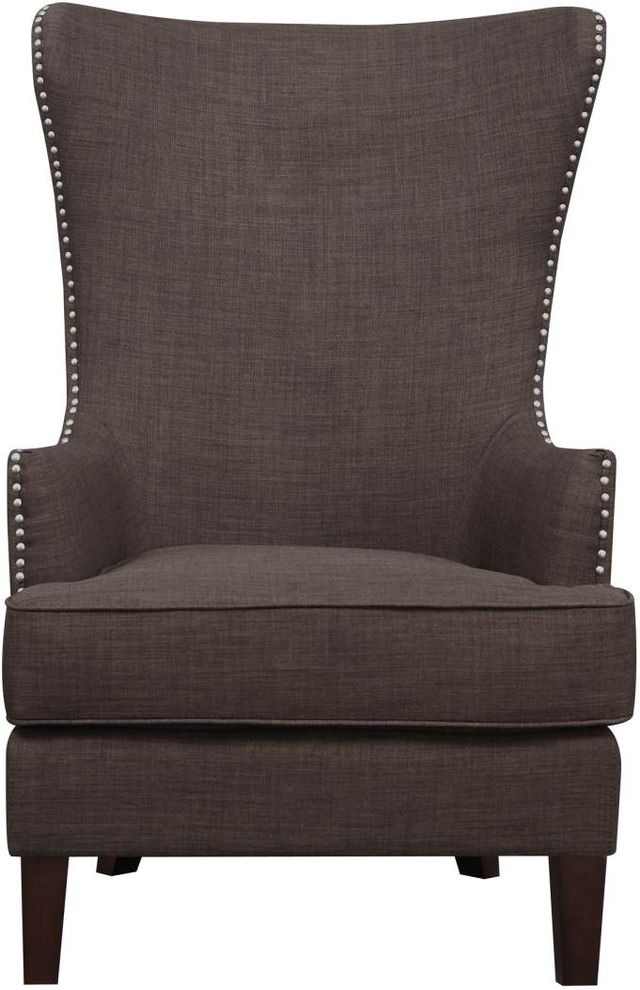 Elements International Kori Espresso/Heirloom Chocolate Accent Chair-1