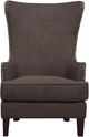 Elements International Kori Espresso/Heirloom Chocolate Accent Chair-1