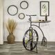 Sagebrook Home Bike Black Metal and Wood Wine Rack-1