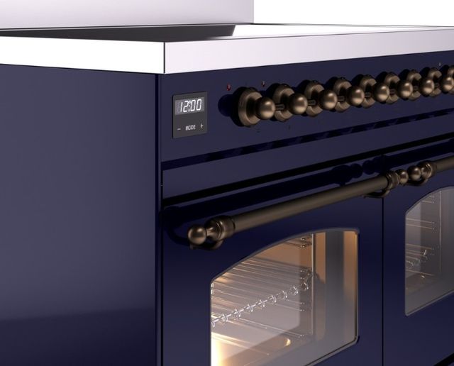 Ilve® Nostalgie II Series 40" Blue Pro Style Induction Range-1