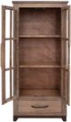 International Furniture Direct Natural Parota Brown Cappuccino Cabinet-1