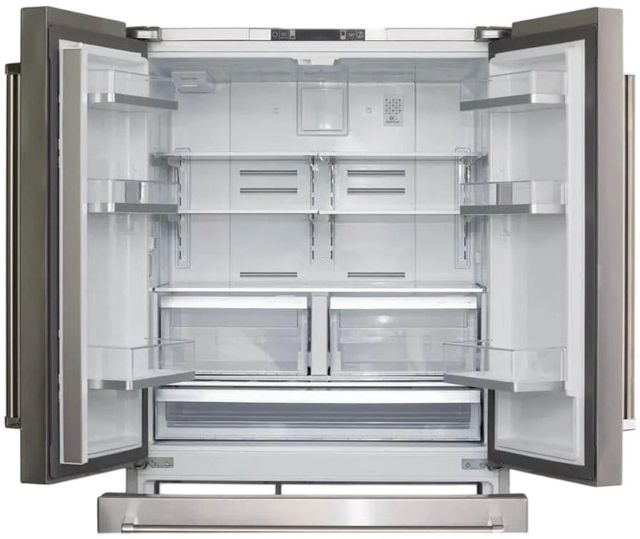 BlueStar® 36 in. 19.9 Cu. Ft. Custom Counter Depth French Door Refrigerator-1