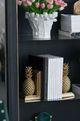 A & B Home Gold Pineapple Bookend-4