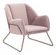 Zuo® Stanza Pink Arm Chair-0