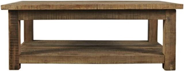 Jofran Inc. Reclamation Brown Rectangle Coffee Table-2