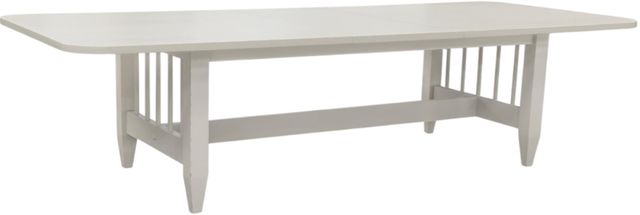 Legacy Classic Reflections Cashmere Trestle Dining Table-0