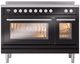 Ilve® Professional Plus II 48" Glossy Black Pro Style Induction Range-0