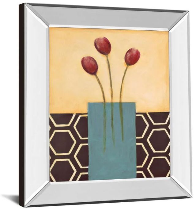 Classy Art Sweet as Honey I by K. Darlington Mirror Framed Wall Art-1