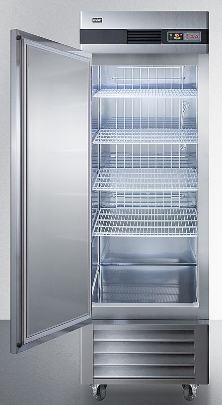 Summit® 28" 23 Cu. Ft. Stainless Steel Reach In All Freezer-2